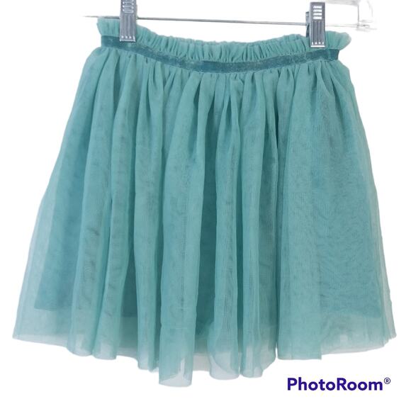 Garnet Hill Kids Blue Tulle Skirt Size M - Picture 1 of 8